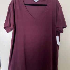Loanna top Burgundy size 2x